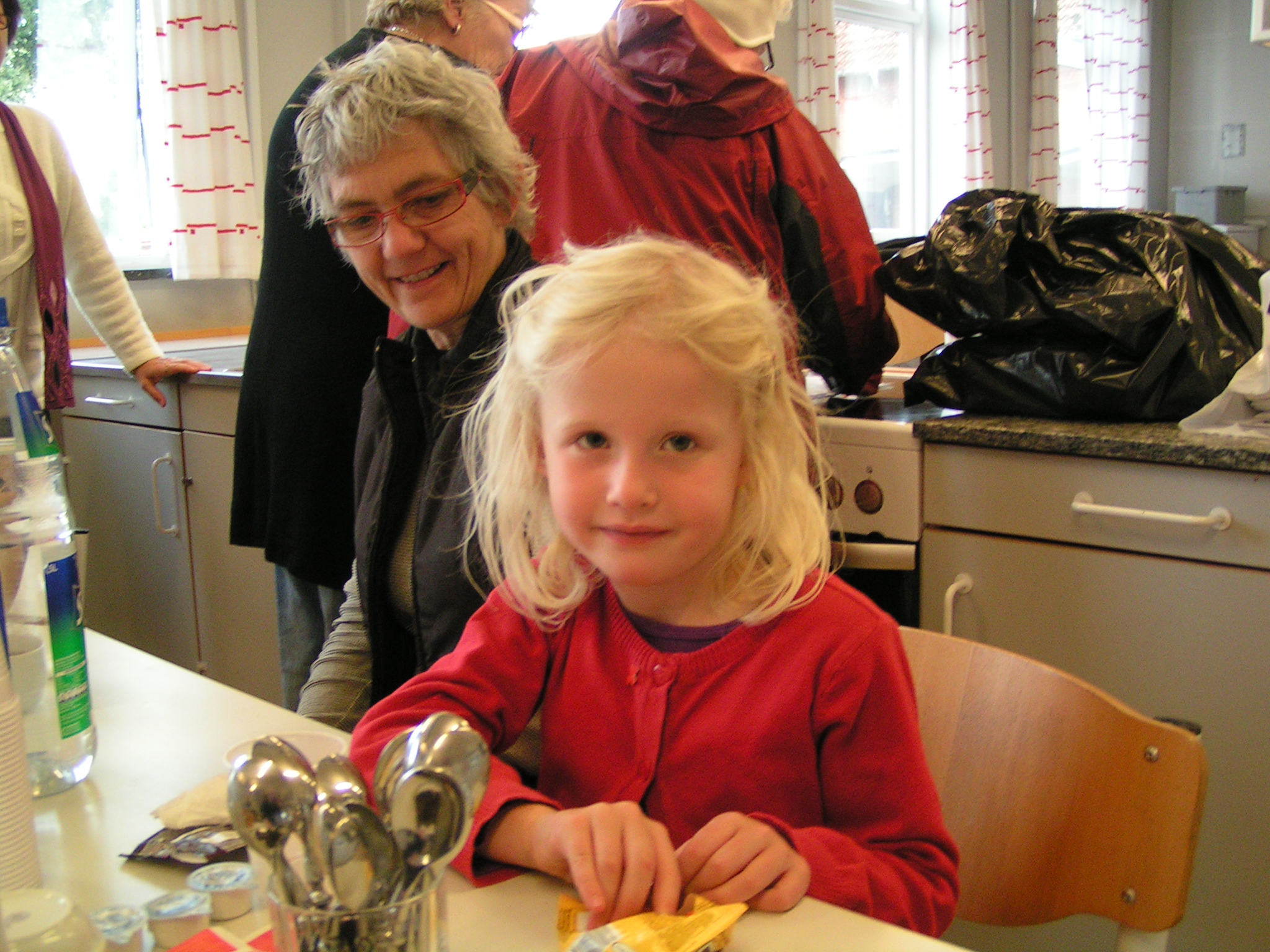Daggi Jensen og barnebarn Mille Boje Nielsen